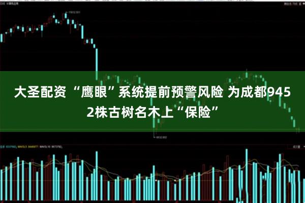 大圣配资 “鹰眼”系统提前预警风险 为成都9452株古树名木上“保险”